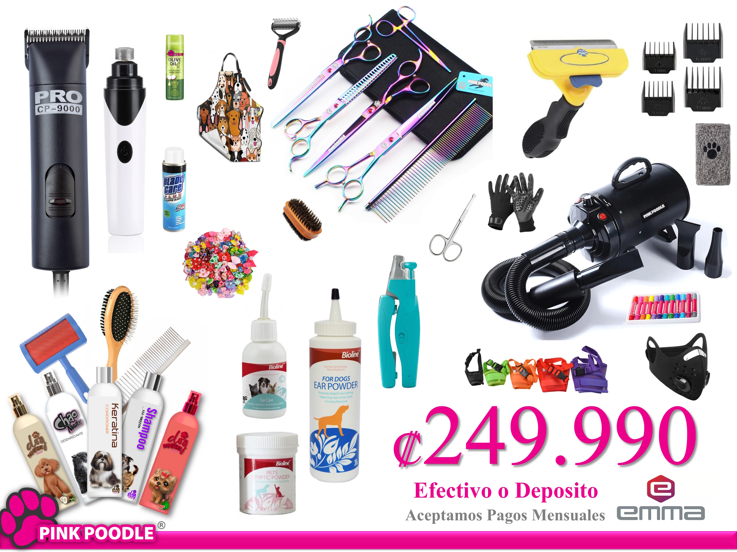 Paquetes en Combo de Peluqueria Canina Profesional PINK POODLE - Imagen 5