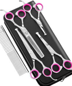 Tijeras- Entresacar Curva y Recta de Punta Redonda super seguras DogBarber®