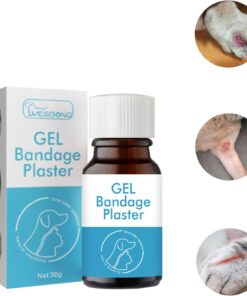 Vendaje de gel líquido impermeable para mascotas, transparente, transpirable, de secado rápido, cuidado de heridas para heridas pequeñas, gel líquido para curación de heridas pequeñas,