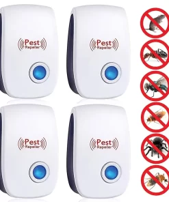 Auyentador de Plagas Repelente ultrasónico de plagas