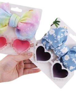 Alternative view of Cojunto Lazos y anteojos de sol Mascotas Fashion