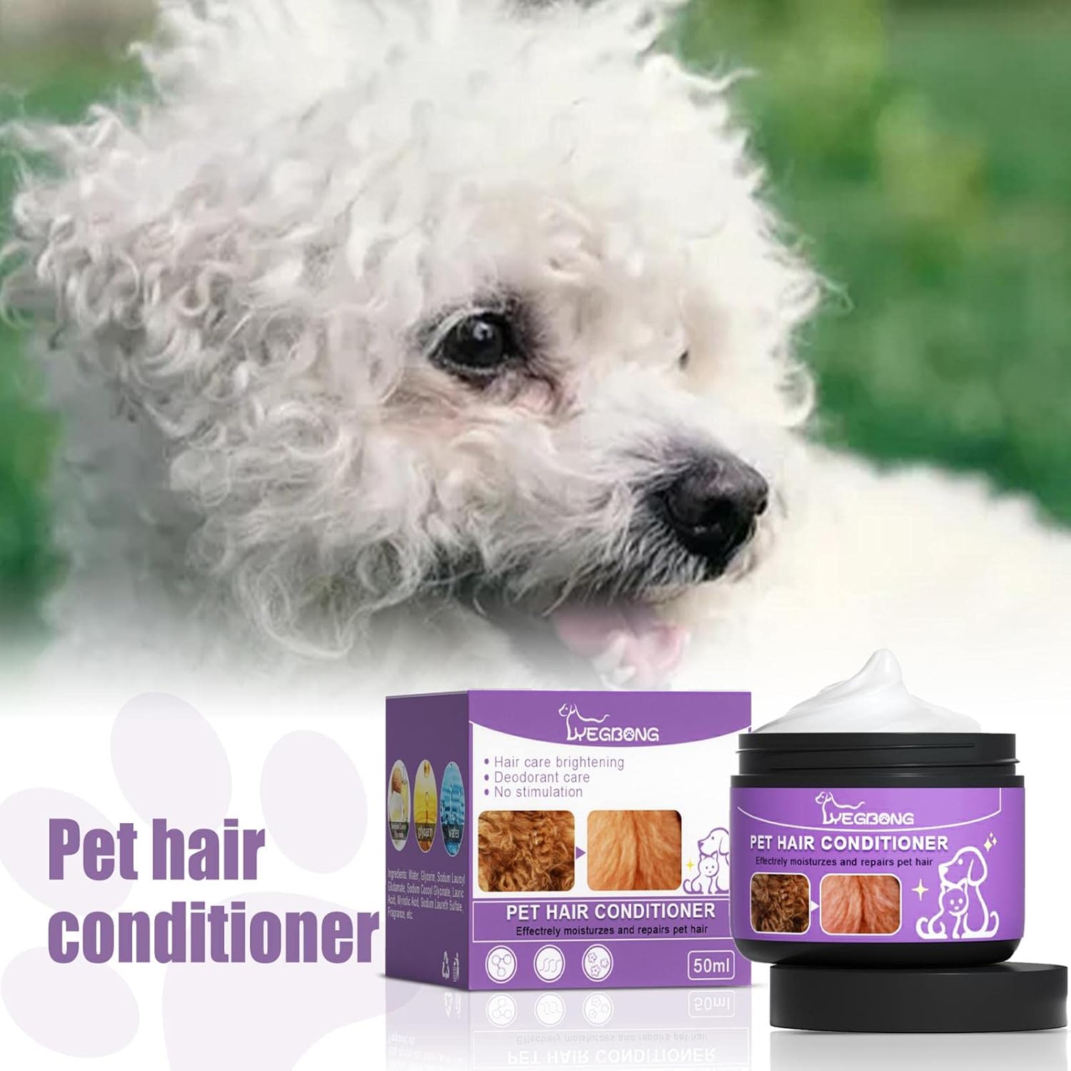 Acondicionador para Mascotas Perfecto para Todos los pelos Largos y Cortos - Imagen 2
