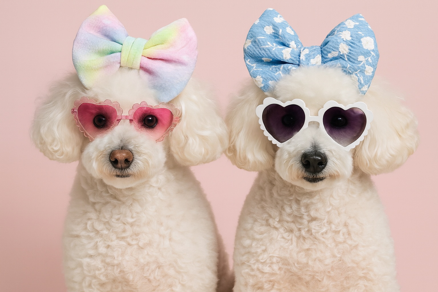 Cojunto Lazos y anteojos de sol Mascotas Fashion - Imagen 5