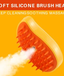 Alternative view of Cepillo de vapor 3 en 1 para gatos con masaje y autolimpieza | para eliminar el cabello enredado y suelto