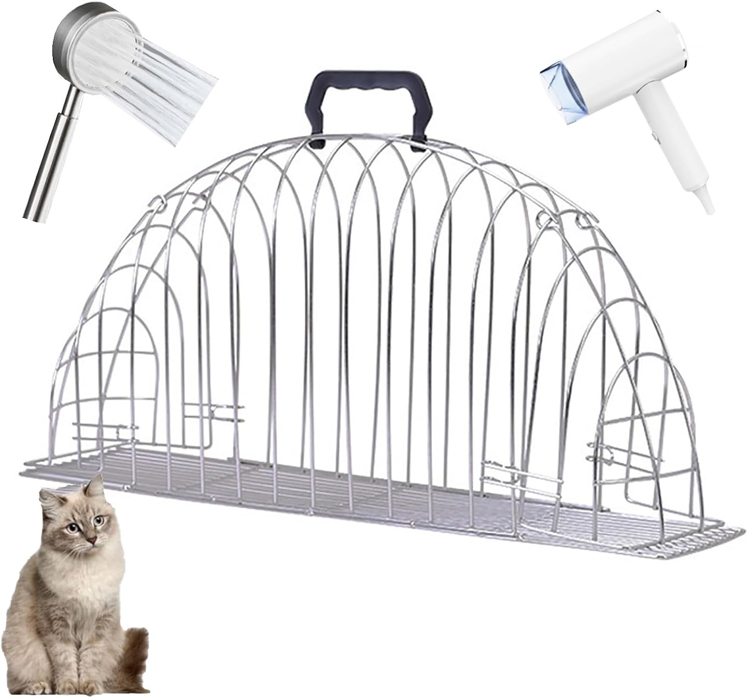 Jaula Baño Gatos Seguridad - Imagen 7