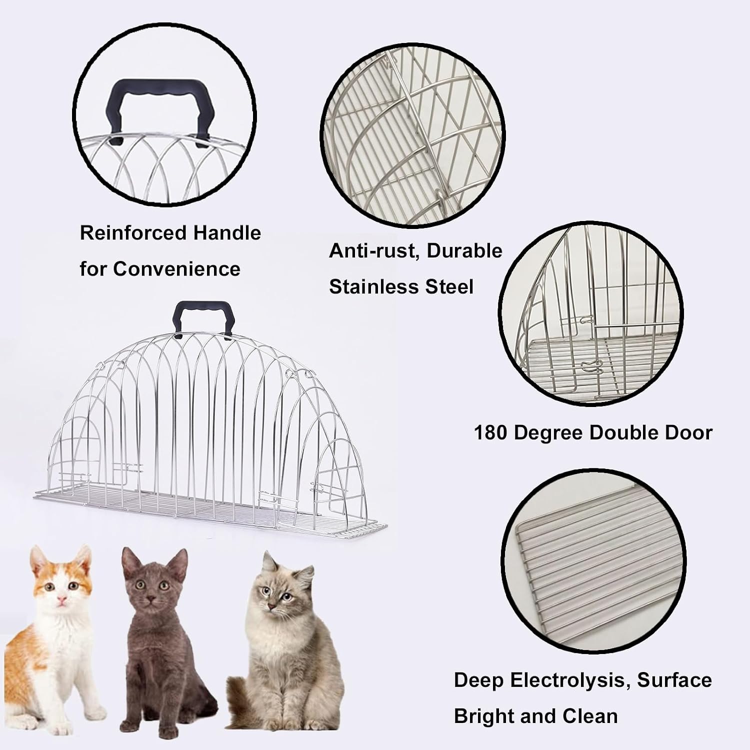 Jaula Baño Gatos Seguridad - Imagen 5